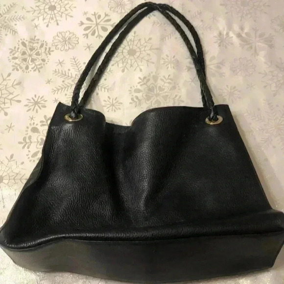 Desmo genuine leather small tote bag - Picture 1 of 6